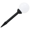 vidaXL 6 db napelemes kültéri LED gömblámpa 20 cm RGB
