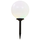 vidaXL 4 db napelemes kültéri LED gömblámpa 30 cm RGB