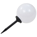 vidaXL 4 db napelemes kültéri LED gömblámpa 30 cm RGB