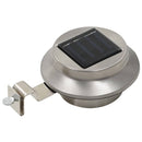 vidaXL 12 db fehér kerek kültéri napelemes LED lámpa 12 cm