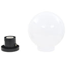 vidaXL 4 db LED gömblámpa 20 cm PMMA