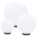 vidaXL 6 db-os LED gömblámpa-szett 20/30/40 cm PMMA