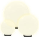 vidaXL 6 db-os LED gömblámpa-szett 20/30/40 cm PMMA