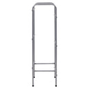 vidaXL ezüst acél tárolópolc 3 ládához 50 x 33 x 116 cm