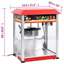 vidaXL popcorn készítő gép teflon bevonatú edénnyel 1400 W