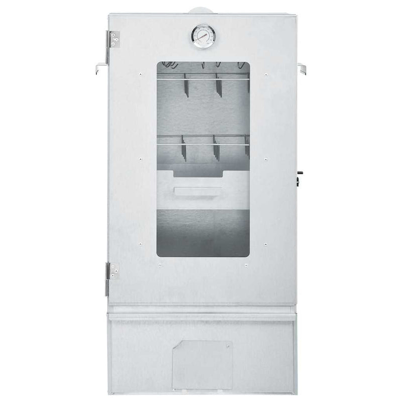 vidaXL BBQ füstölő 1 kg faaprítékkal 44,5 x 29 x 83 cm