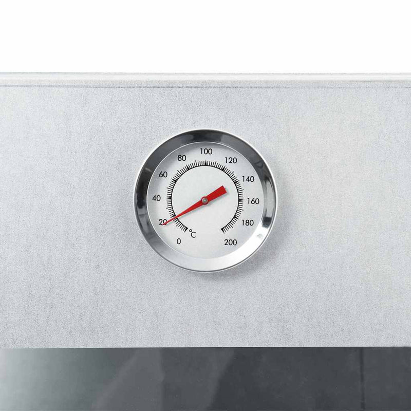 vidaXL BBQ füstölő 1 kg faaprítékkal 44,5 x 29 x 83 cm