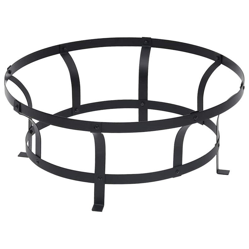 vidaXL rozsdamentes acél kültéri tűztál grillráccsal 76 cm