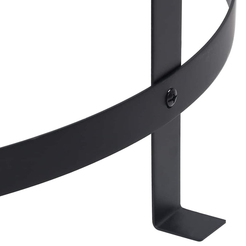 vidaXL rozsdamentes acél kültéri tűztál grillráccsal 76 cm