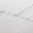 vidaXL ezüstszínű fém repülős asztal 112 x 50 x 76 cm