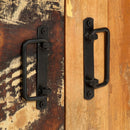 vidaXL 4 szintes tömör újrahasznosított fa könyvespolc 80x30x180 cm