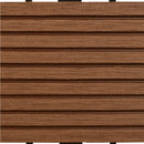 vidaXL 22 db (2 m2) barna WPC teraszburkoló lap 30 x 30 cm