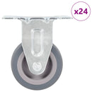 vidaXL 24 darab fix görgő 50 mm