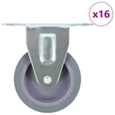 vidaXL 16 darab fix görgő 75 mm