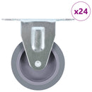 vidaXL 24 darab fix görgő 75 mm