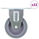 vidaXL 32 darab fix görgő 75 mm