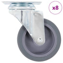 vidaXL 8 db önbeálló görgő 75 mm