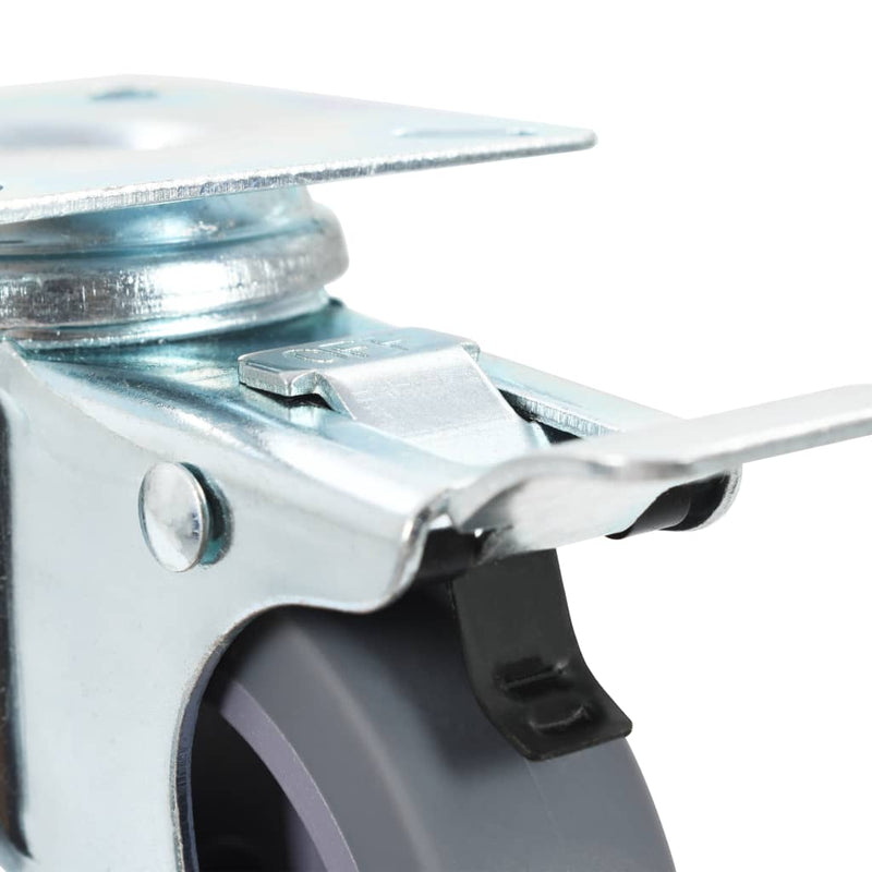 vidaXL 12 db önbeálló görgő 75 mm