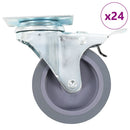 vidaXL 24 darab önbeálló görgő 75 mm