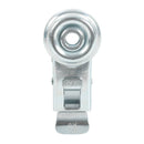 vidaXL 12 db hátfuratos önbeálló görgő 100 mm