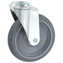 vidaXL 12 db hátfuratos önbeálló görgő 125 mm