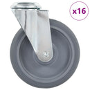 idaXL 16 db hátfuratos önbeálló görgő 125 mm