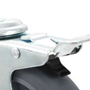 vidaXL 8 db hátfuratos önbeálló görgő 125 mm