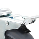 vidaXL 16 db hátfuratos önbeálló görgő 125 mm