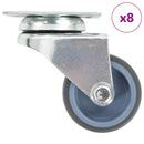 vidaXL 4 db dupla kerekes önbeálló görgő  50 mm