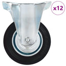 vidaXL 12 darab fix görgő 100 mm