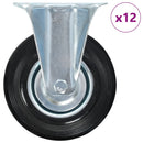 vidaXL 12 darab fix görgő 125 mm