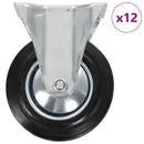 vidaXL 12 darab fix görgő 160 mm