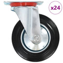 vidaXL 24 darab önbeálló görgő 160 mm