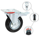 vidaXL 16 darab önbeálló görgő 160 mm