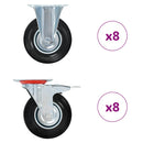 vidaXL 16 db görgő 125 mm