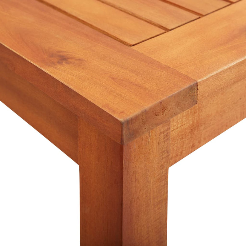 vidaXL tömör akácfa kerti asztal 88 x 88 x 74 cm