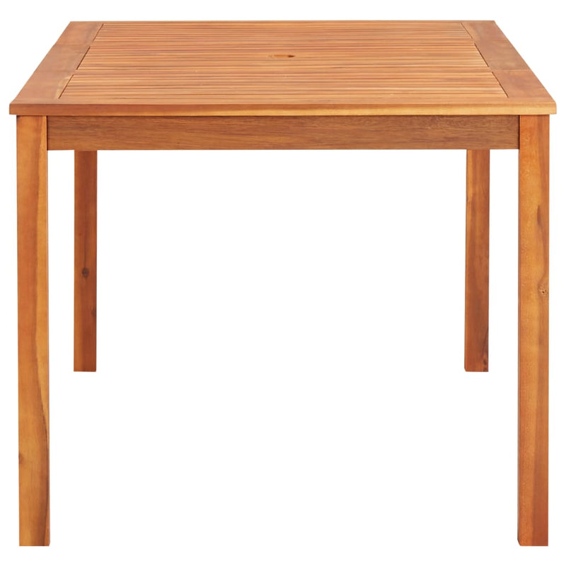 vidaXL tömör akácfa kerti asztal 150 x 90 x 74 cm