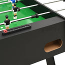 vidaXL fekete összecsukható csocsóasztal 121 x 61 x 80 cm