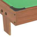 vidaXL barna és zöld mini biliárdasztal 92 x 52 x 19 cm