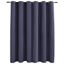 vidaXL antracitszürke sötétítőfüggöny fémkarikákkal 290 x 245 cm