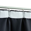 vidaXL 2 db antracitszürke sötétítőfüggöny kampókkal 140 x 175 cm