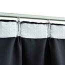 vidaXL 2 db antracitszürke sötétítőfüggöny kampókkal 140 x 225 cm