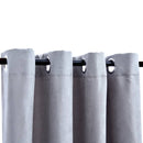vidaXL 2 db szürke sötétítőfüggöny fémgyűrűkkel 140 x 225 cm