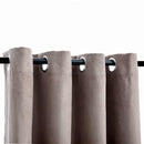 vidaXL 2 db tópszínű sötétítőfüggöny fémgyűrűkkel 140 x 175 cm