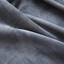 vidaXL 2 db antracit bársony sötétítőfüggöny gyűrűkkel 140 x 245 cm