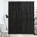 vidaXL antracitszürke bársony sötétítőfüggöny kampókkal 290 x 245 cm