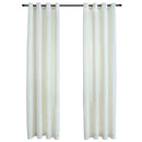 vidaXL 2 db krémszínű bársony sötétítőfüggöny gyűrűkkel 140 x 225 cm
