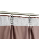 vidaXL 2 db antik rózsaszín sötétítőfüggöny kampókkal 140 x 175 cm