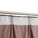 vidaXL 2 db antik rózsaszín sötétítőfüggöny kampókkal 140 x 225 cm