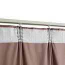 vidaXL 2 db antik rózsaszín sötétítőfüggöny kampókkal 140 x 245 cm